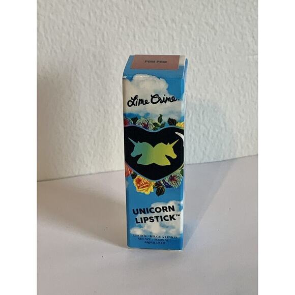 Lime Crime Unicorn Lipstick Pom Pom NEW **DISCONTINUED** NIB Rare Apricot Beige - Picture 3 of 5